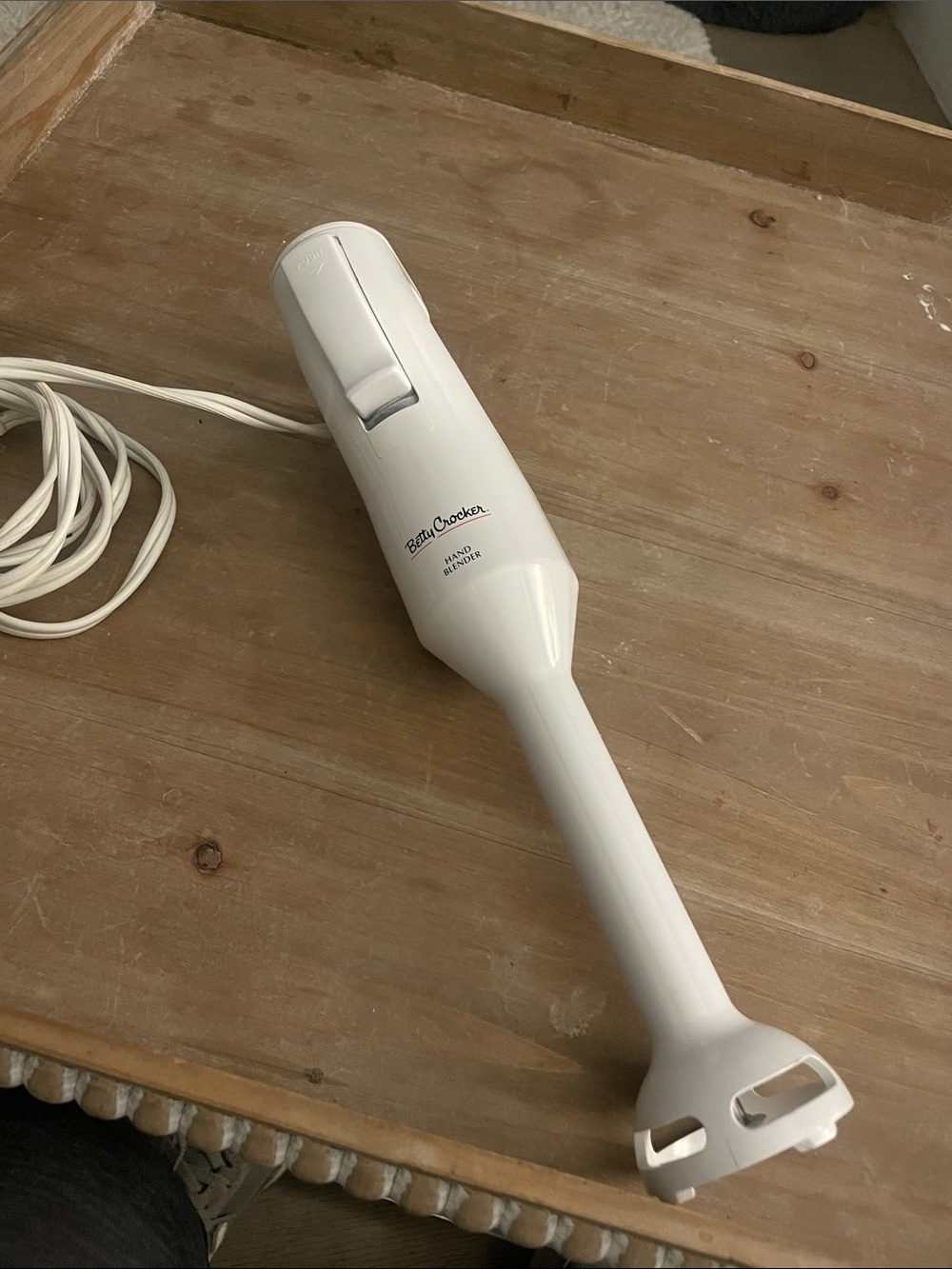 Betty Crocker White Immersion Hand Blender